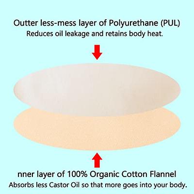 2pcs Castor Oil Breast Pads, Reusable Castor Oil Pack Wrap for Breast  Washable Castor Oil Nursing Pads for Relaxing Day and Night Use Prevent  Leakage (Pink) - Yahoo Shopping