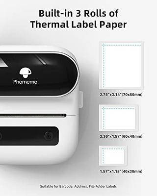 M220 Label Maker, Phomemo New Flagship 3.14 Inch Bluetooth Portable Thermal  Label Printer for Barcode, Address, Labeling, Mailing, File Folder Label,  Easy to Use, Support Phone&PC, With 3 Coiled Label - Yahoo Shopping