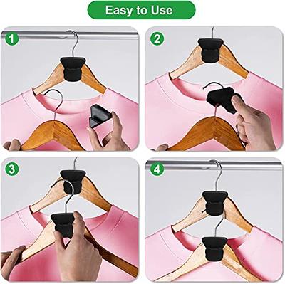 18 Pcs New Space Triangles Hanger Hooks Clothes Connector to Create Up to  5X More Closet Space Organizer Closet Fits All Hangers Connector Ultra