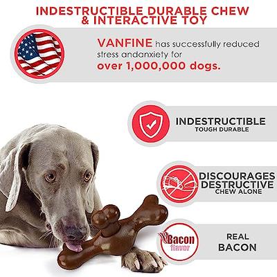 Interactive Treat Dispensing Puppy Toys - Dog Bones for Aggressive