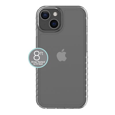 NEW onn. Protective Gel Phone Case for iPhone 14 Plus, iPhone 15 Plus-  Clear