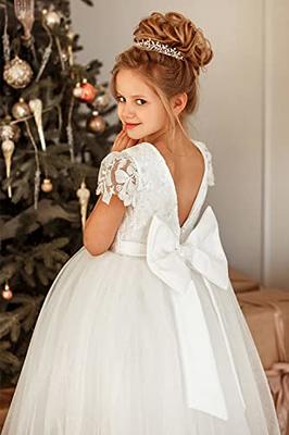 first communion dresses puffy white