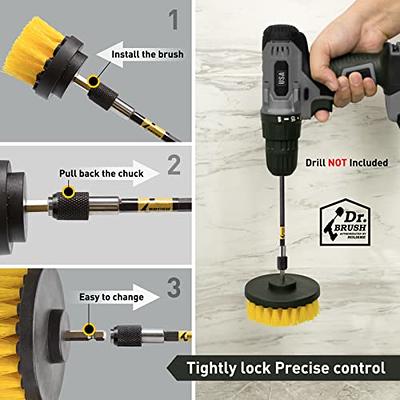 AstroAI Drill Brush Attachment Set 6 Pack-Power Scrubber Cleaning