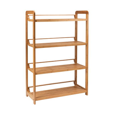 Organize It All 3 Tier Square Shelf, Black