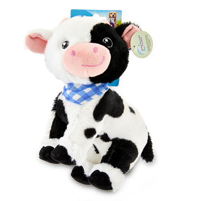 Vibrant Life Plush Cow Dog Toy, Chew Level 3, Recycle Stuffing