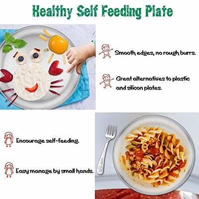 Wheat Straw Plates,Dishwasher & Microwave Safe Dinner Plates, Lightweight &  Unbreakable, Non-Toxin, BPA Free And Healthy Dishes For Kids Toddler 