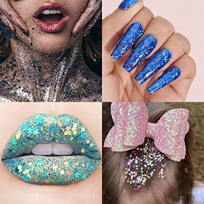 Holographic Chunky and Fine Glitter Mix, 45 Colors Festival Sequins &  Glitter Powder, Iridescent Glitter Flakes, Cosmetic Face Body Eye Hair Nail  Art Resin Tumbler Loose Glitter - Yahoo Shopping