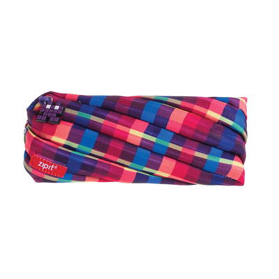 Zipit Monster Pencil Case, Clear Pencil Pouch, Holds Up to 30 Pens, Made of One Long Zipper Clear White