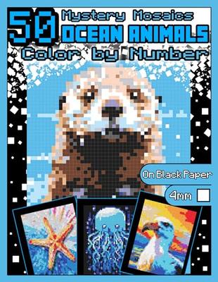 ANIMAL MOSAIC Color By Number: Activity Puzzle Coloring Book for