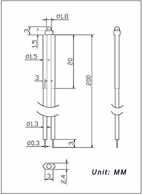 EDGELEC 30pcs 12 Volt 1.8mm Red LED Lights Emitting Diodes Pre Wired 7.9  inch DC 12v LED Light Clear Lens Small LED Lamps - Yahoo Shopping