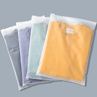 100PCS Plastic Clothes Packing Bags Transparent Garment Packing