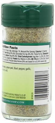 Frontier Co-op Organic Salt-Free Lemon Pepper Seasoning 2.5 oz.