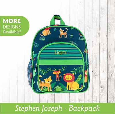 Personalized Tranportation Backpack/Toddler With Name Monogram
