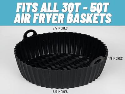 Air Fryer Silicone Liners Reusable,3-Pack Silicone Air Fryer Liners 8 inch  with Silicone Gloves, Baking Tray Oven Accessories Liner Paper Fits 3QT - 5QT  Air Fryer - Yahoo Shopping