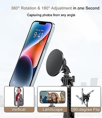 Selfie Stick, 46 inch Extendable Selfie Stick Tripod,Phone Tripod with  Wireless Remote Shutter,Group Selfies/Live Streaming/Video Recording  Compatible