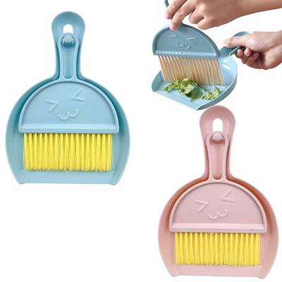 MR.SIGA Mini Dustpan and Brush Set, Portable Cleaning Brush and Dustpan  Combo with Bamboo Handle, 1 Set - Yahoo Shopping