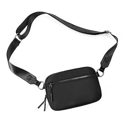 UTO Sling Bag for Women Crossbody Trendy Chest Belt Bag Convertible  Backpack Purse with Wide Shoulder Zip Straps