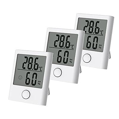 White Indoor Outdoor Digital Thermometer and Humidity Gauge