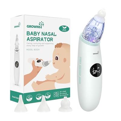 Nasal Aspirator for Baby: Nose Sucker Electric Nose Suction Baby Booger  Sucker Baby Nose Aspirator Mucus Nose Cleaner with Music and Colorful Light