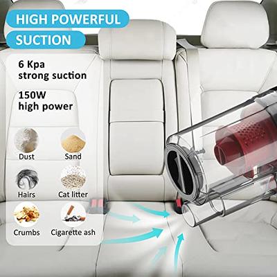 Portable Car Vacuum Cleaner High Power 8000PA Suction 15Ft Corded