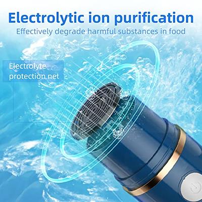 Fruit & Vegetable Cleaning Machine,IPX7 Waterproof & Rechargeable Fruit Cleaner  Device,Portable & Cordless Working Vegetable Washing Machine Purifier,Cleaning  Tool for Fruit Vegetable and Meat - Yahoo Shopping