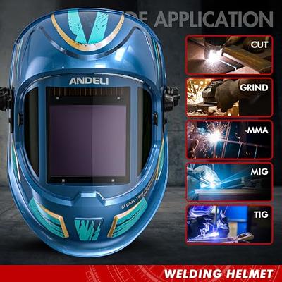 Auto Darkening True Color Large Viewing Screen Welding Helmet for  Weld/Grind/Cut