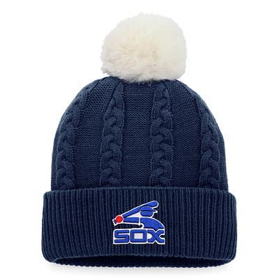 Atlanta Braves Fanatics Branded Hometown Slogan Cuffed Knit Hat with Pom -  Navy/Natural