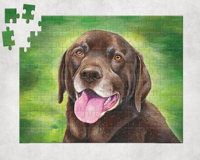 dog jigsaw puzzle 1000 pieces adult Labrador bulldog corgi wooden