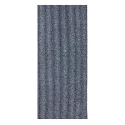 Waterproof Non-Slip Rubberback Ribbed Gray Indoor/Outdoor Utility Rug Ottomanson Rug Size: Rectangle 3' x 3'11