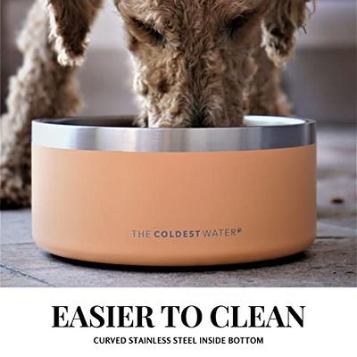 Dog Bowl for Medium Small Sized Dog.Stainless Steel No Spill Dog Food Water  Bowls.The Puppy Feeder Food Bowl.Dog Dishes.Non-Slip Metal Pet Water Bowl