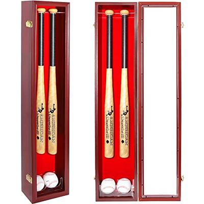 Better Display Cases Clear Acrylic Wall Mounts and Display Stands for Baseball Bats