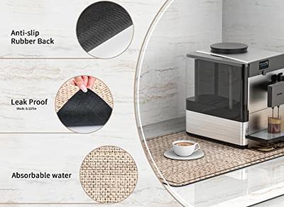 Coffee Mat For Countertop - Drain Mat For Espresso Machine And