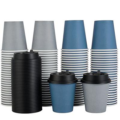 TV TOPVALUE 100 Pack 20 oz Paper Cups, Disposable Coffee Cups with Lids and  Straws, Drinking Cups for Water, Coffee, Tea, Hot Coffee Cups for Home,  Shops and Cafes - Yahoo Shopping