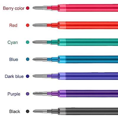 joaoxoko Frixion Erasable Pens Refill 0.7,7 Pack Gel Ink Refills