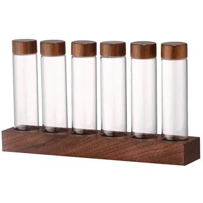 2-Piece 5.7L Apothecary Glass Kitchen Canister Set with Lids