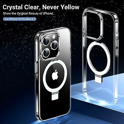 ZinLyuen Magnetic Case for iPhone 15 Plus Case Clear Compatible with  MagSafe Built-in Camera Lens Protector Soft Slim Shockproof Phone Case  Cover for