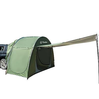 Car Rear Tent Hatchback Tents SUV Camping Tent Tailgate Tent Has Big  Screened Room&A Long Awning for 1-4 Person (Army Green) - Yahoo Shopping