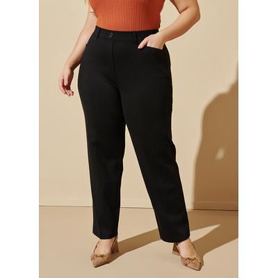 Women's Perfect Ponte Bootcut Pants by Soft Surroundings, in Black size M  (10-12) - Yahoo Shopping