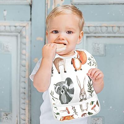 PandaEar Set of 2 Cute Silicone Bibs for Babies India