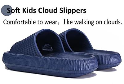 sharllen Cloud Slides for Kids Boys Girls House Slippers Comfy
