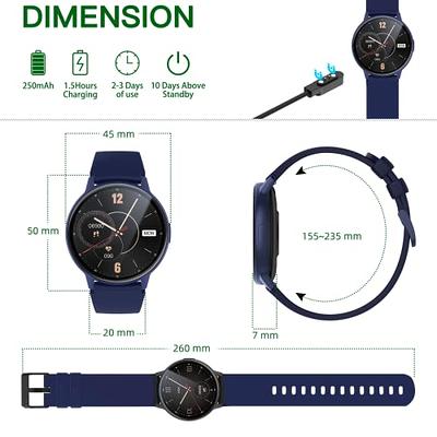  IP68 Waterproof Full Touch Smart Watch Fitness