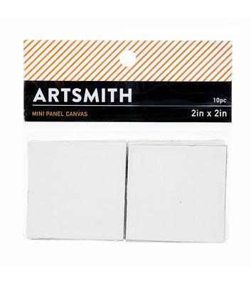 2 x 2 Mini Cotton Value Pack Panel Canvas 10pk by Artsmith - Yahoo  Shopping