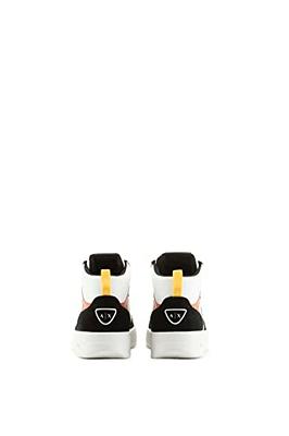 A X ARMANI EXCHANGE Men s Seattle Hi top Logo Sneaker Black