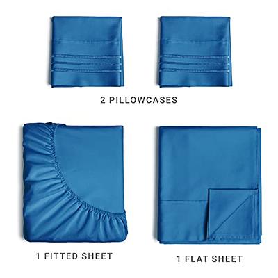 LONAVA Full Size Sheets Set - 6 Piece Set Wrinkle Free Hotel Luxury  Oeko-TEX Sheets and Pillowcases Set, Silky Soft Microfiber Bed Sheets,  Breathable