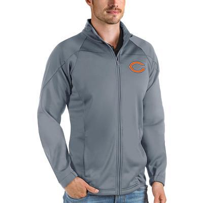 Chicago Bears Antigua Course Full-Zip Vest - Oatmeal