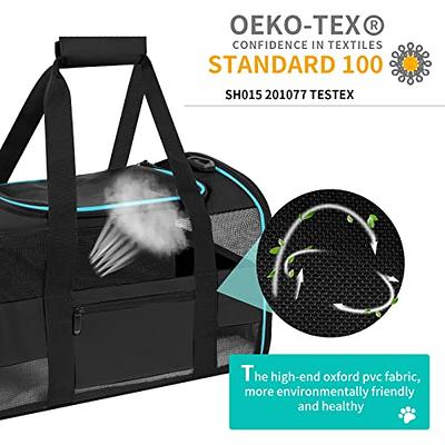 Large Cat Carrier for 2 Cats, Oeko-Tex Certified Soft Side Pet Carrier for  Cat