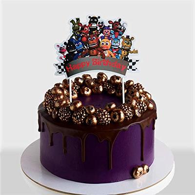 Cake Decorations for Fnaf Cake Topper, Happy Birthday Cake Toppers