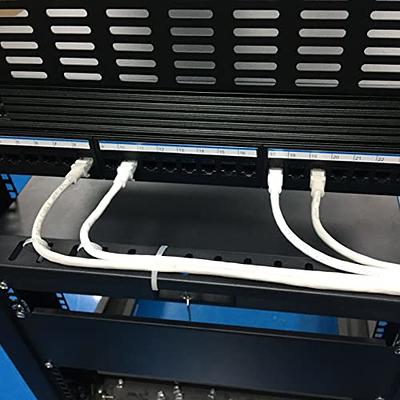 NavePoint Brush Strip Cable Management Panel: Panel Mount