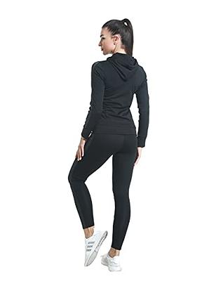 TurvdArorde Jacket Vest and Leggings Sets Women Yoga Workout