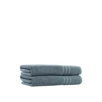 Linum Home Textiles Denzi Bath Towels - Set of 4 - Grey